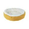 UFBemo Warm Round Donut Dog Cushion Bed With Cloth Cover and Durable Stuffing Bed for Dog Cat Pet Bed