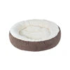 UFBemo Warm Round Donut Dog Cushion Bed With Cloth Cover and Durable Stuffing Bed for Dog Cat Pet Bed
