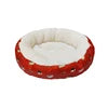 UFBemo Warm Round Donut Dog Cushion Bed With Cloth Cover and Durable Stuffing Bed for Dog Cat Pet Bed