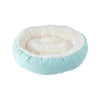 UFBemo Warm Round Donut Dog Cushion Bed With Cloth Cover and Durable Stuffing Bed for Dog Cat Pet Bed