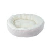 UFBemo Warm Round Donut Dog Cushion Bed With Cloth Cover and Durable Stuffing Bed for Dog Cat Pet Bed