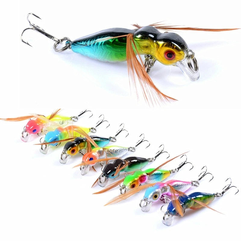 Flies Trout Single Dry Fly Fishing Lures Bait Ants Insects Mino Biomimetic Bait Microorganisms Submerged Hard Bait Fake Bait Fi