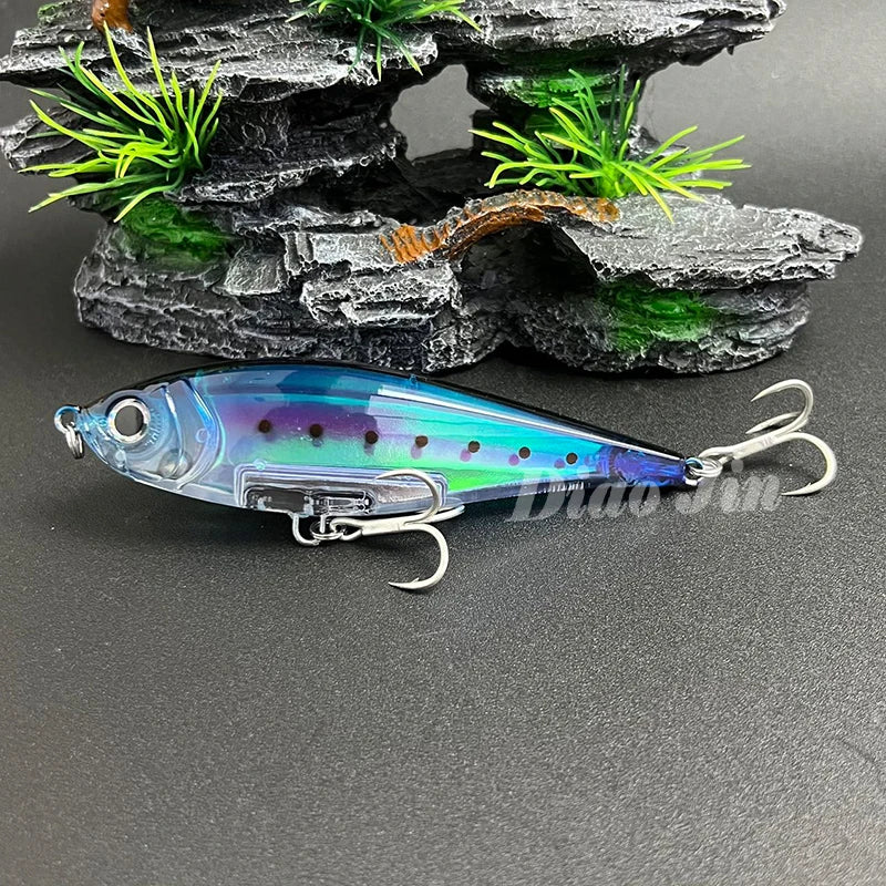 Seabass Fishing 11cm 33g Pencil Lures Saltwater Pesca Artificial Twitchbaits Trout Fishing Pesca Artificial Wobblers Carp Fish