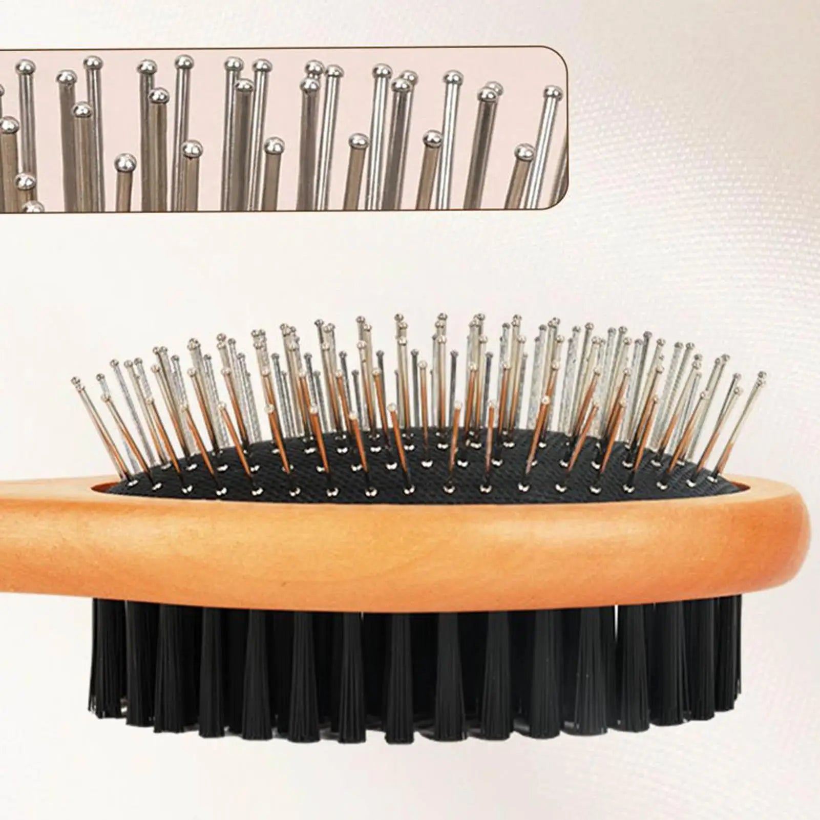 Pet Grooming Brush Double-sided Brush Comb Stainless Steel Needle Bristles Hair Brush Grooming Hair Remover Brush Pet Supplies