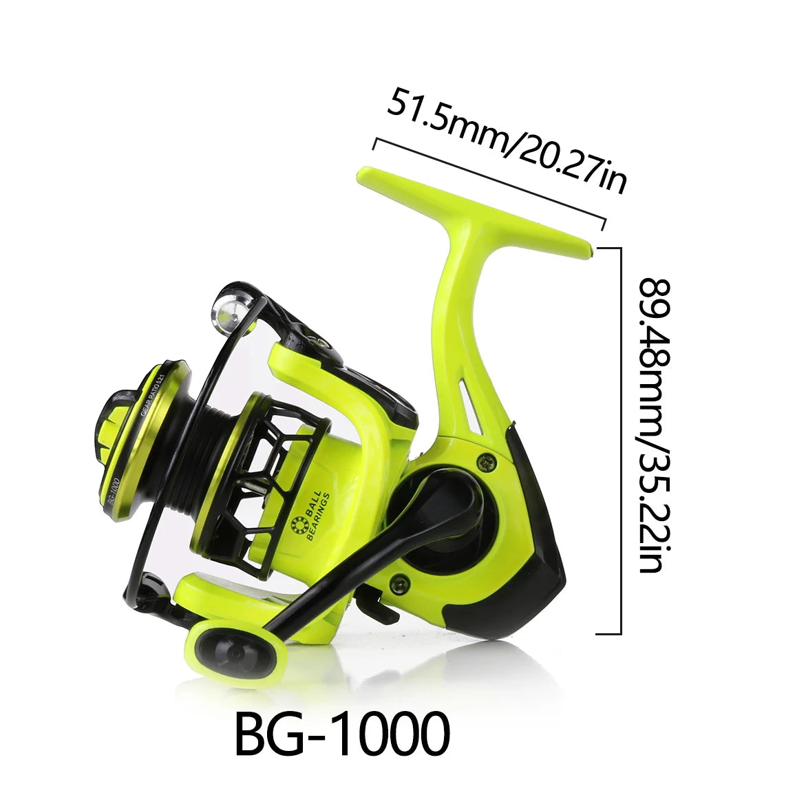 BAKAWA Spinning Reel Fishing Reels Fishing Series 5.2:1 Fishing Goods Accessories Carp Fishing Freshwater Fishing Equipment New