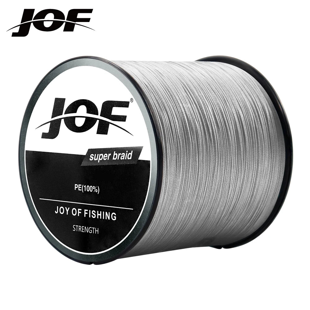 JOF 300M-1000M 8 Strand Braided Outdoor Fishing Line Sea Fishing Ice Fishing River Fishing Rock Fishing Fishing Gear 22-88LB X8