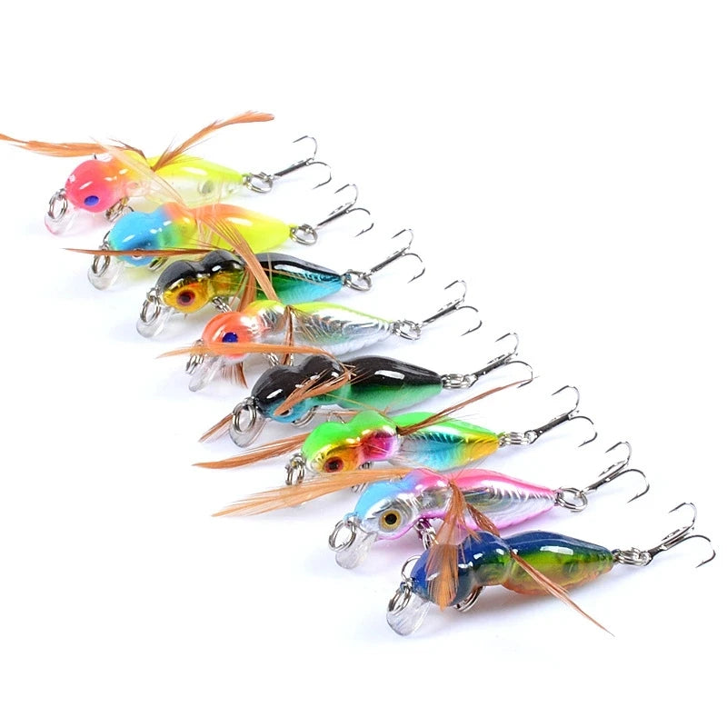Flies Trout Single Dry Fly Fishing Lures Bait Ants Insects Mino Biomimetic Bait Microorganisms Submerged Hard Bait Fake Bait Fi