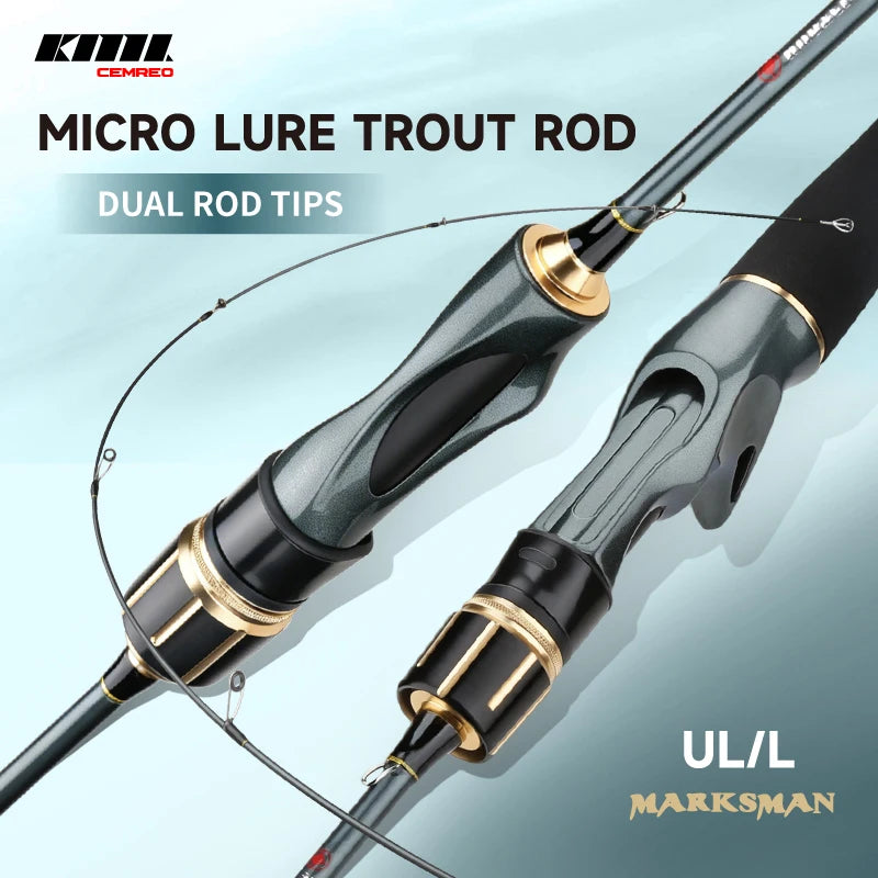 Trout Fishing L+UL Tips Fishing Rod Trout Fishing Light Rod Spinning Baitcasting Lure Fishing Rod Octopus Squid Fishing Tackle
