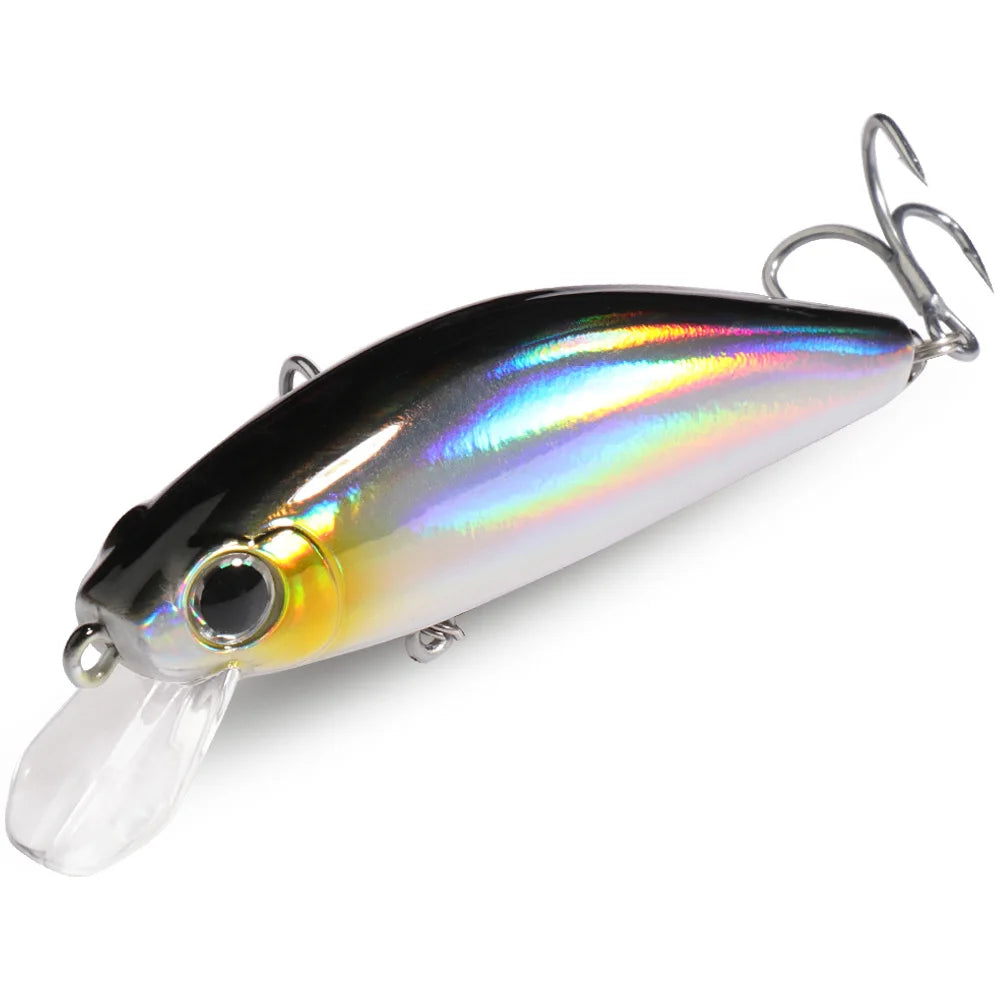 Sinking Minnow 11g 7cm Lure Long Shot Popper Pesca Swimbait Carp Fishing Tackle Hook Wobbler 3D Crankbait Jerkbait Silicone Bait