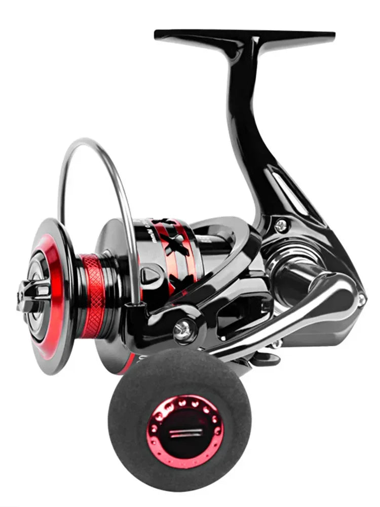 DEUKIO Fishing Reel 2000-7000 Max Drag 12KG Spinning Reels Metal Spool carretilhas de pesca Reel for Fishing Accessories Peche