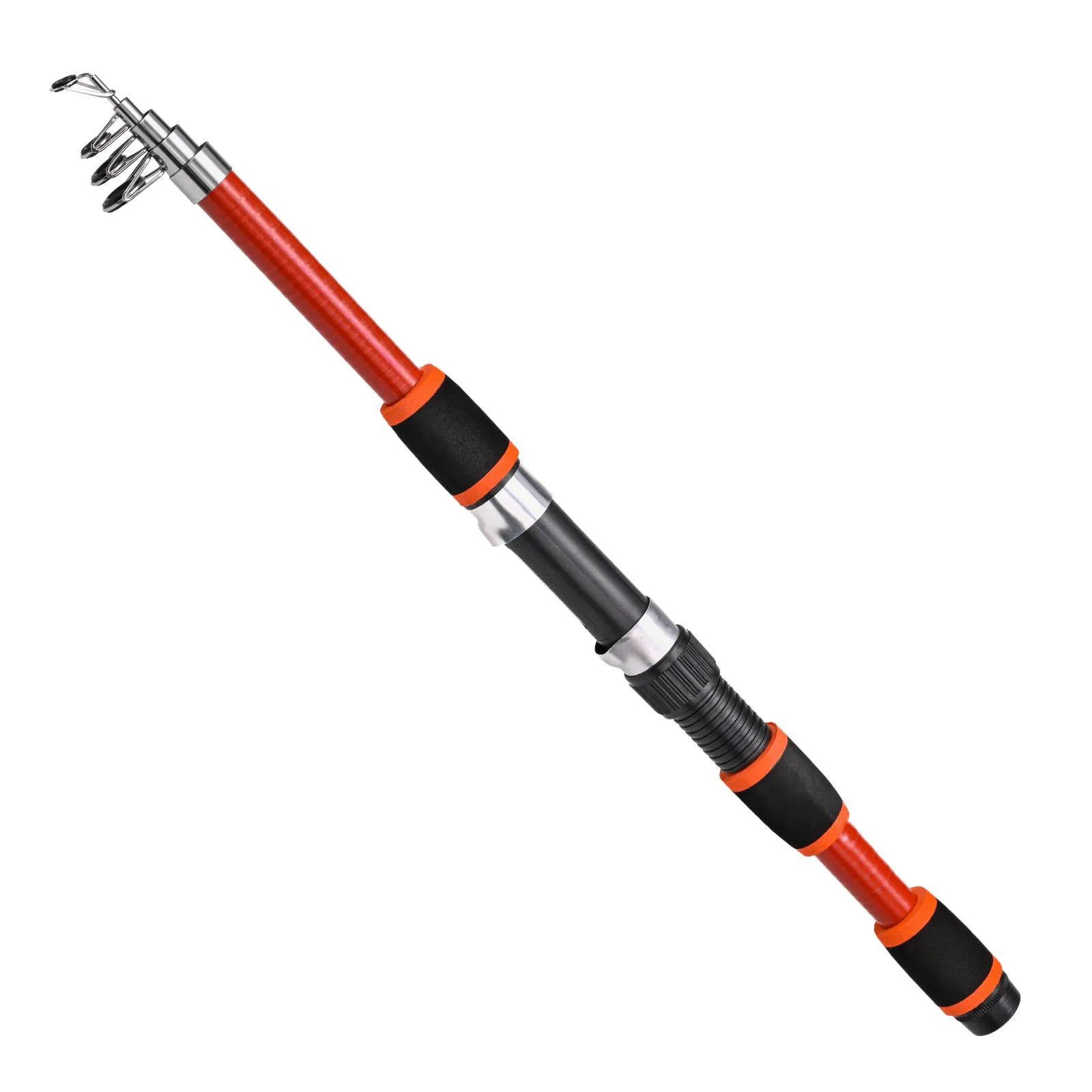Telescopic Fishing Pole Full Portable Fishing Spinning Reels Baits Hooks 180cm Fishing Rod in Saltwater or Freshwater
