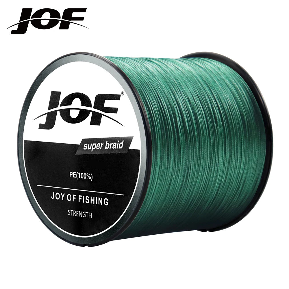 JOF 300M-1000M 8 Strand Braided Outdoor Fishing Line Sea Fishing Ice Fishing River Fishing Rock Fishing Fishing Gear 22-88LB X8