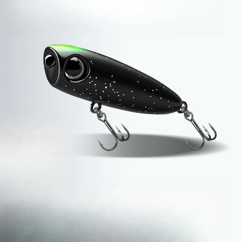 Lure fishin Bait Floating Bait Built Steel Ball Bait Swinging Long Throw Water Surface Wave Crawling Fishing for White Striped