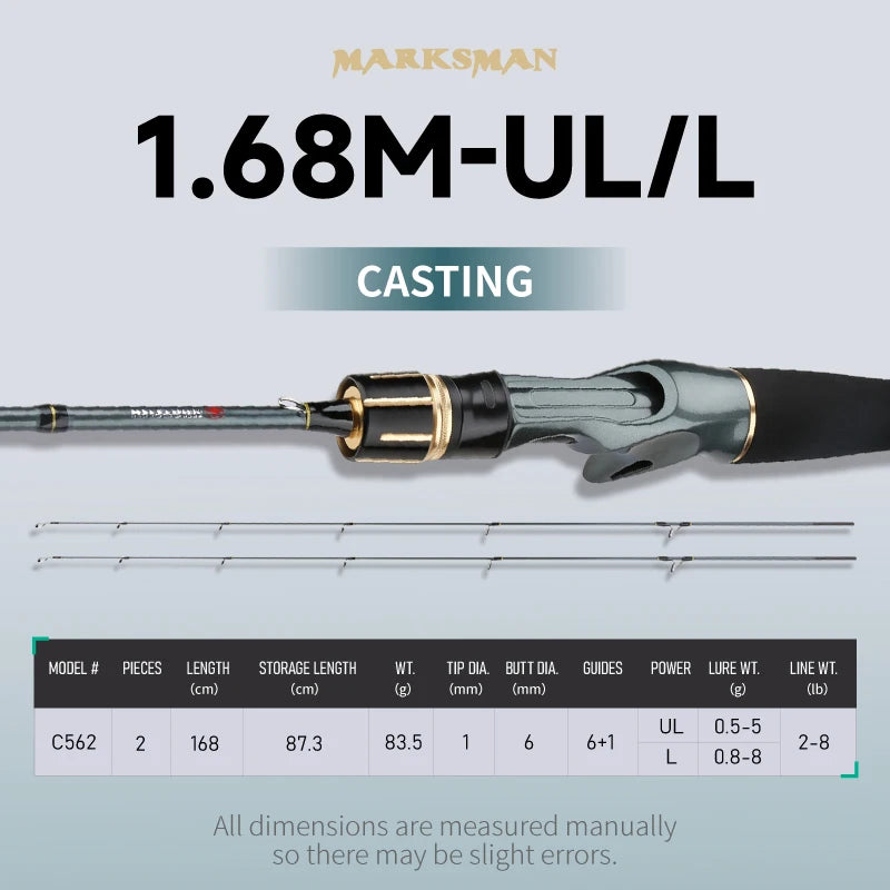 Trout Fishing L+UL Tips Fishing Rod Trout Fishing Light Rod Spinning Baitcasting Lure Fishing Rod Octopus Squid Fishing Tackle