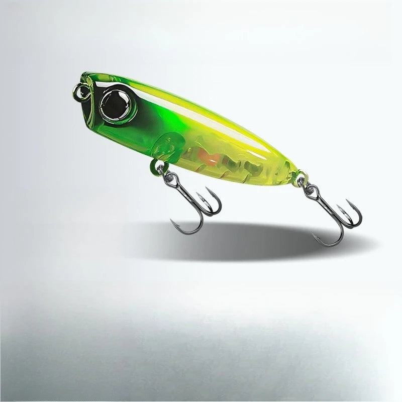 Lure fishin Bait Floating Bait Built Steel Ball Bait Swinging Long Throw Water Surface Wave Crawling Fishing for White Striped