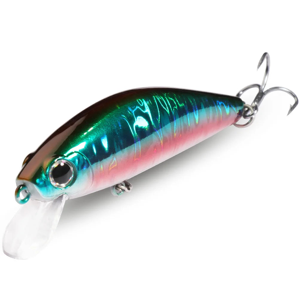 Sinking Minnow 11g 7cm Lure Long Shot Popper Pesca Swimbait Carp Fishing Tackle Hook Wobbler 3D Crankbait Jerkbait Silicone Bait