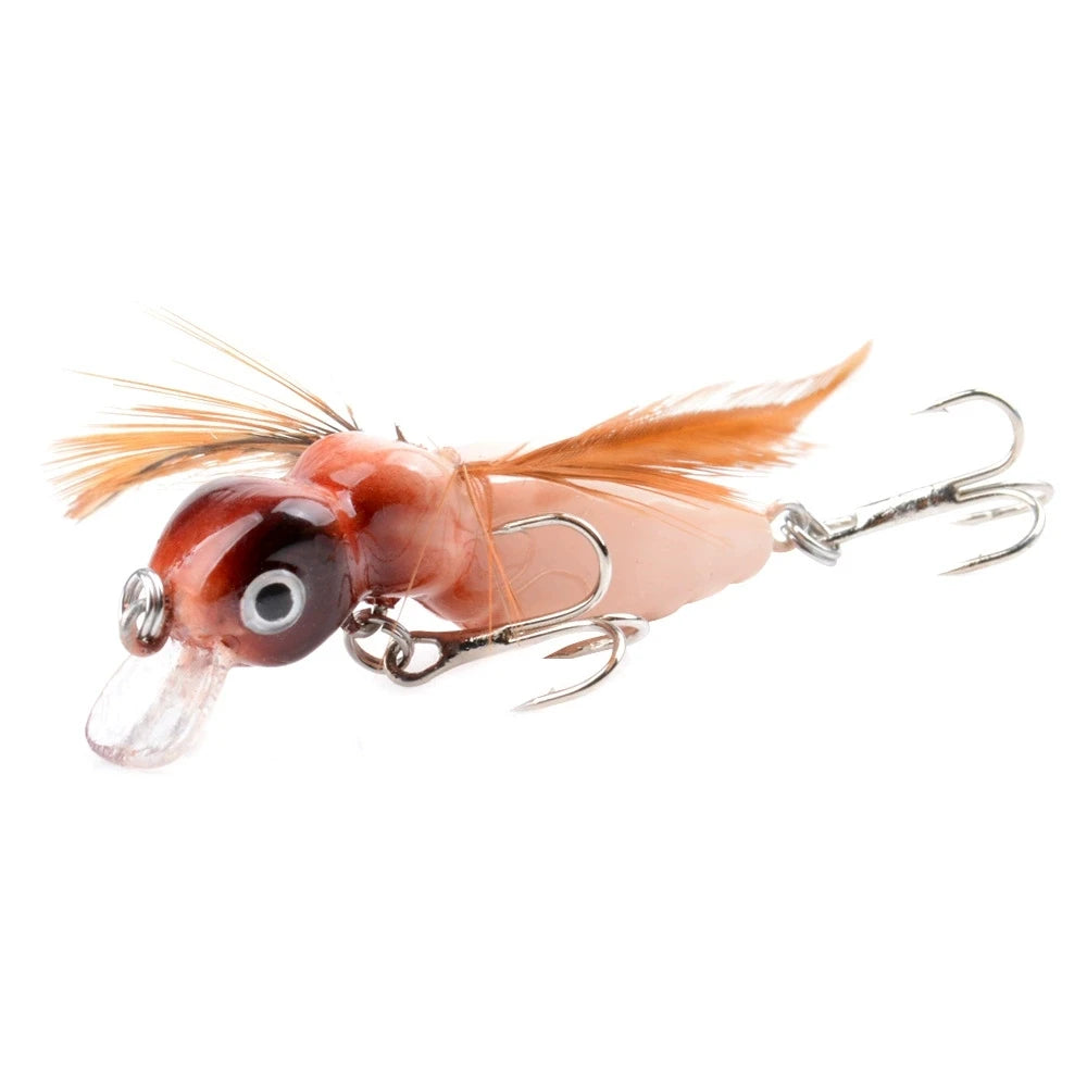Flies Trout Single Dry Fly Fishing Lures Bait Ants Insects Mino Biomimetic Bait Microorganisms Submerged Hard Bait Fake Bait Fi